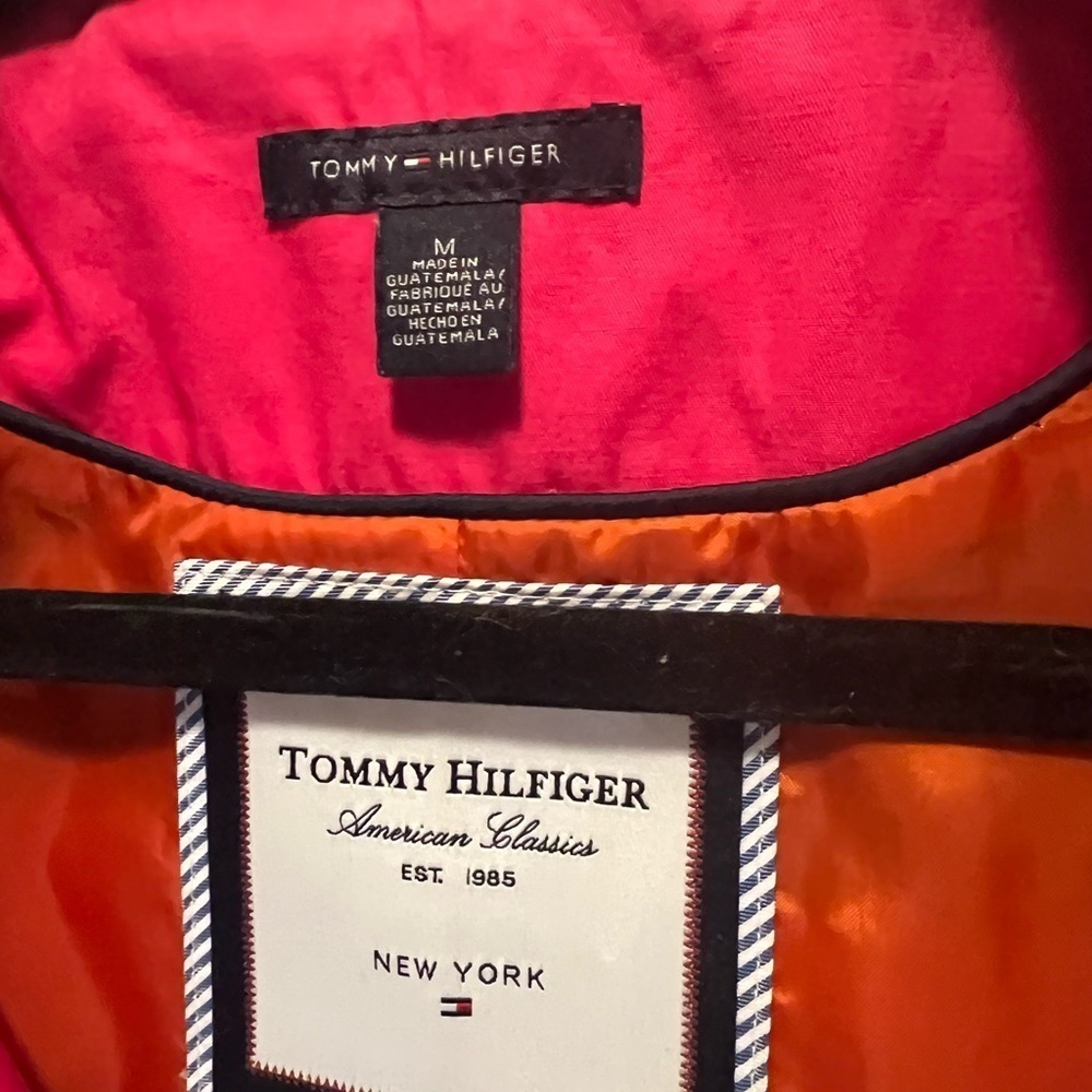 Tommy Hilfiger Trench Coat - Pink and Orange Size Medium - Picture 4 of 5